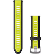 Garmin Silicone band, Black/Yellow - for