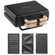 Concept 3-in-1 Sandwich Maker 800W Black