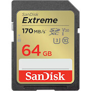 SanDisk Extreme, SDXC, 64GB, UHS-I, U3