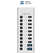 Logilink Hub USB3.2 Gen1 10ports