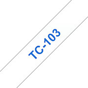 Brother TC-103 LAMINIERTES SCHRIFTBAND  12 MM