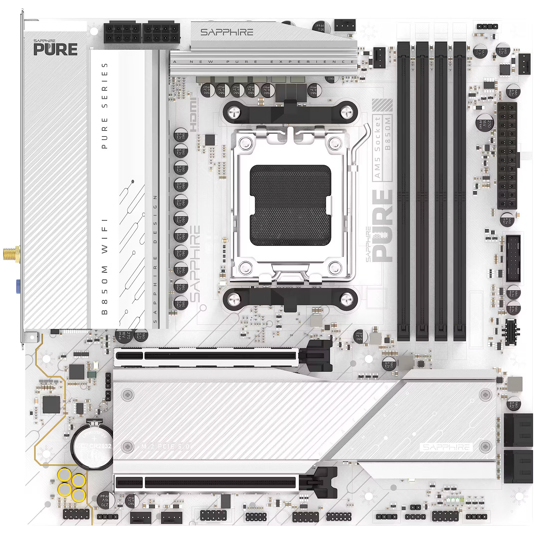 ジャンクSAPPHIRE PURE B850M WIFI52123-02-40G