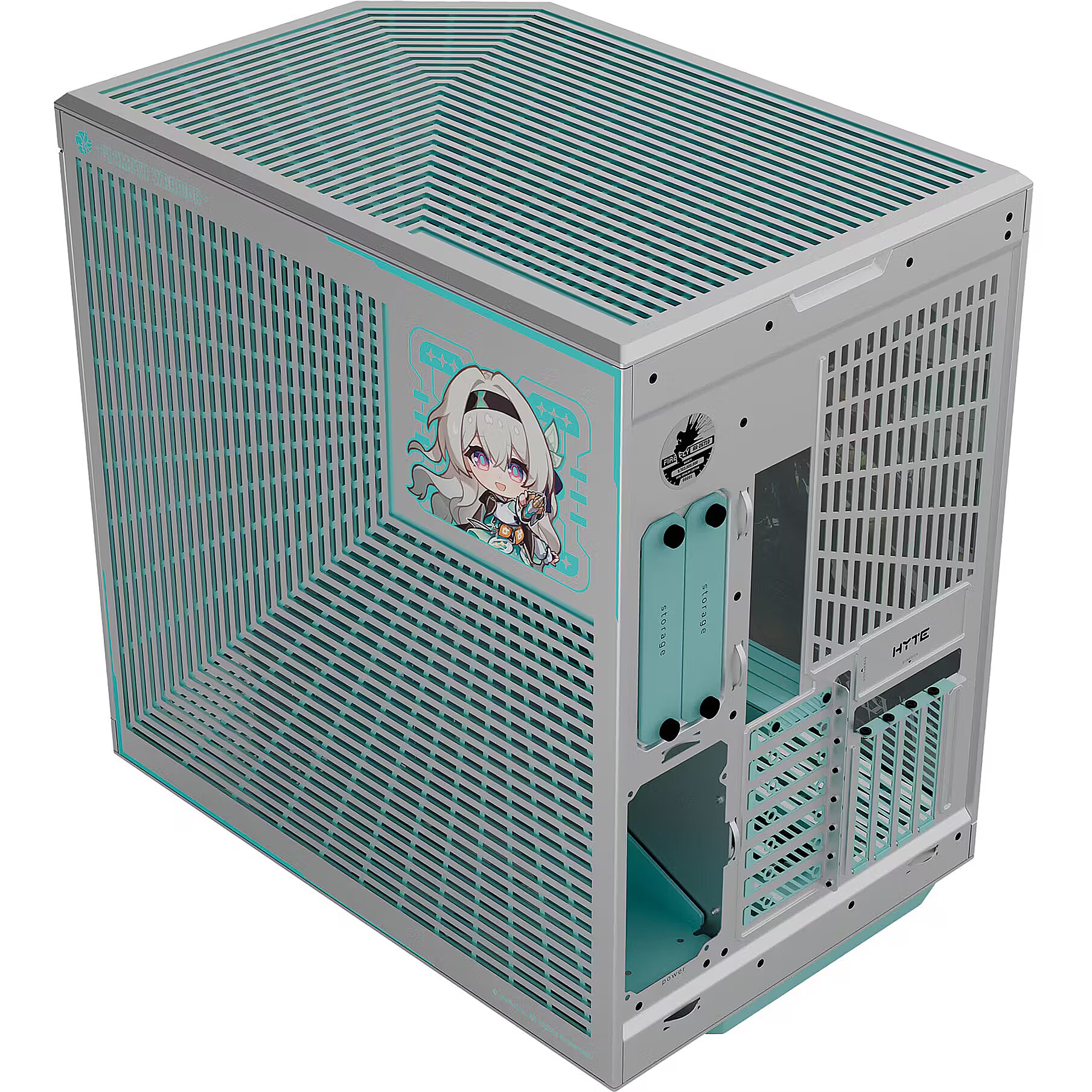 HYTE Y70 Firefly Edition, Tempered Glass, Honkai: Star Rail