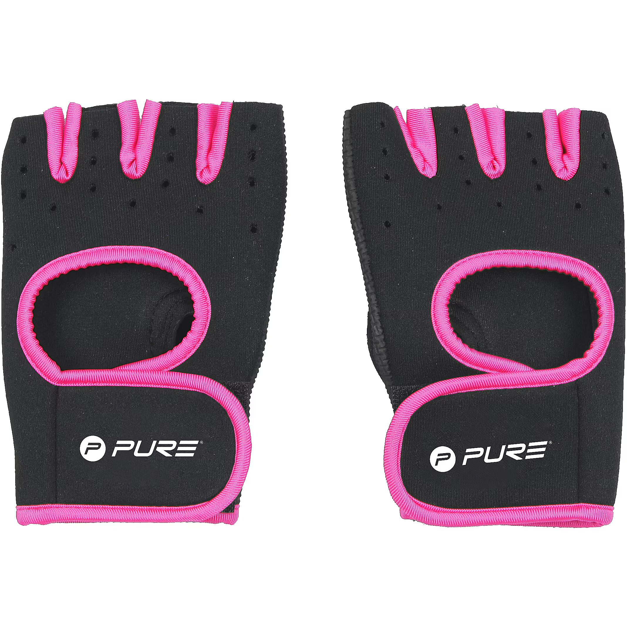Pure2Improve Fitness Gloves Black/Pink, Neoprene (P2I800070)
