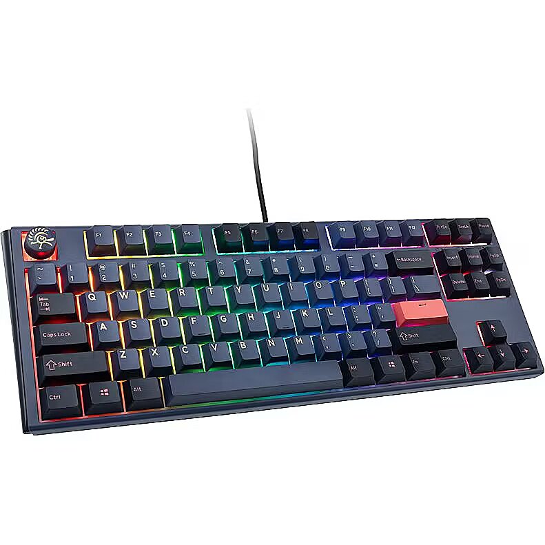 Keyboard With Caps Lock Light On Key Caps Lock Key Ducky Keyboard