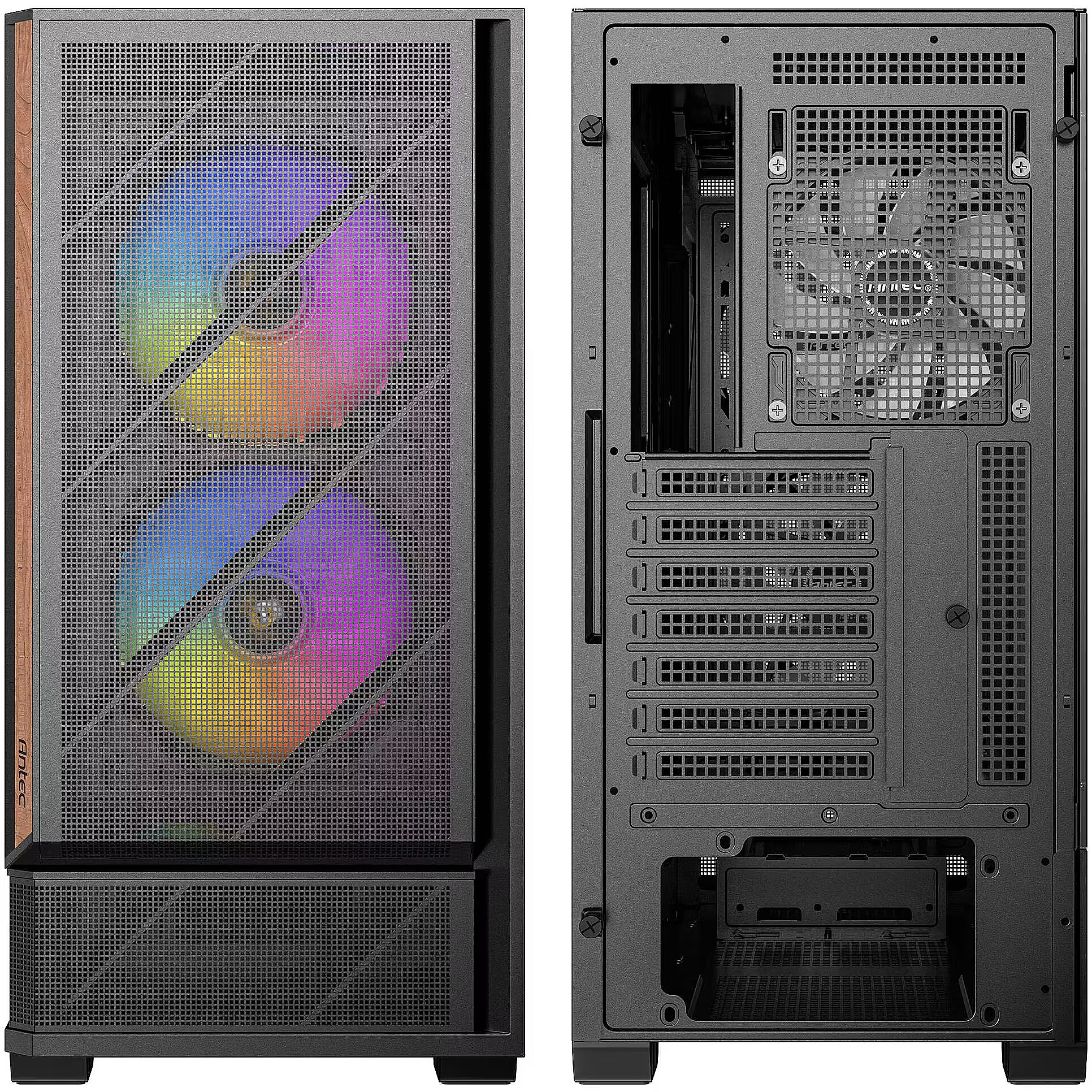 Antec P30 ARGB, Tempered Glass, Black (0-761345-10256-8)