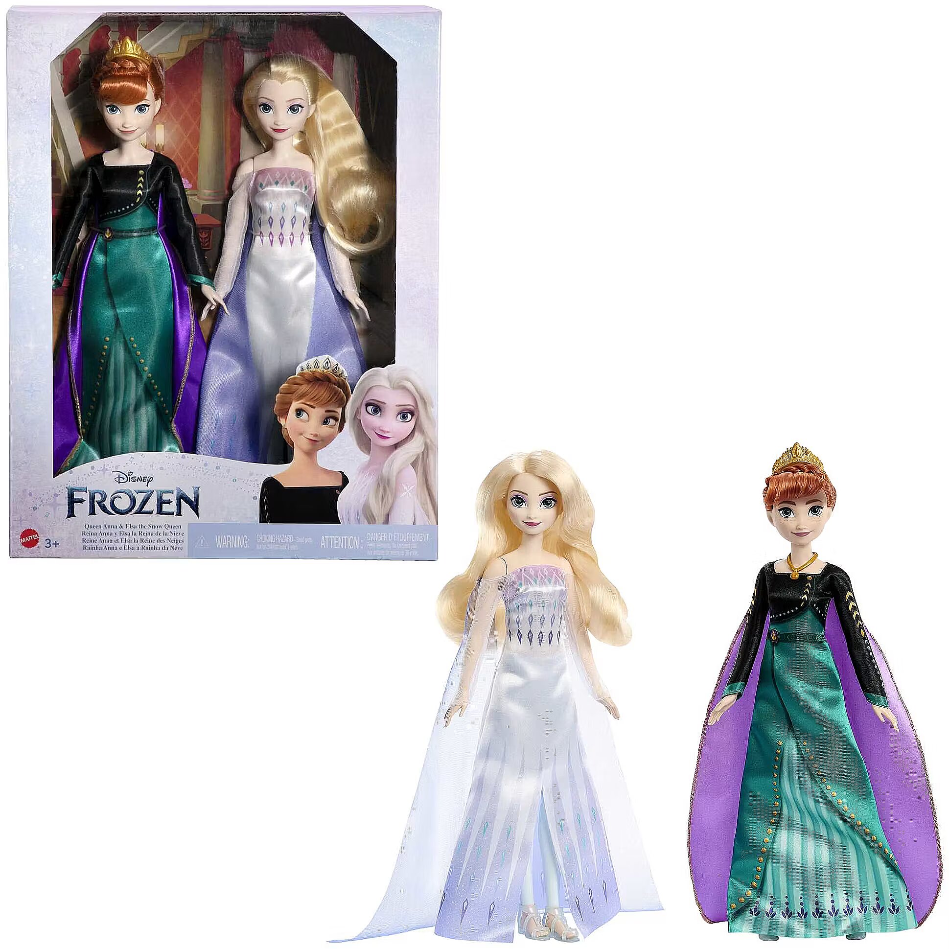 Mattel Disney Frozen Queen Anna Elsa the Snow Queen (HMK51)