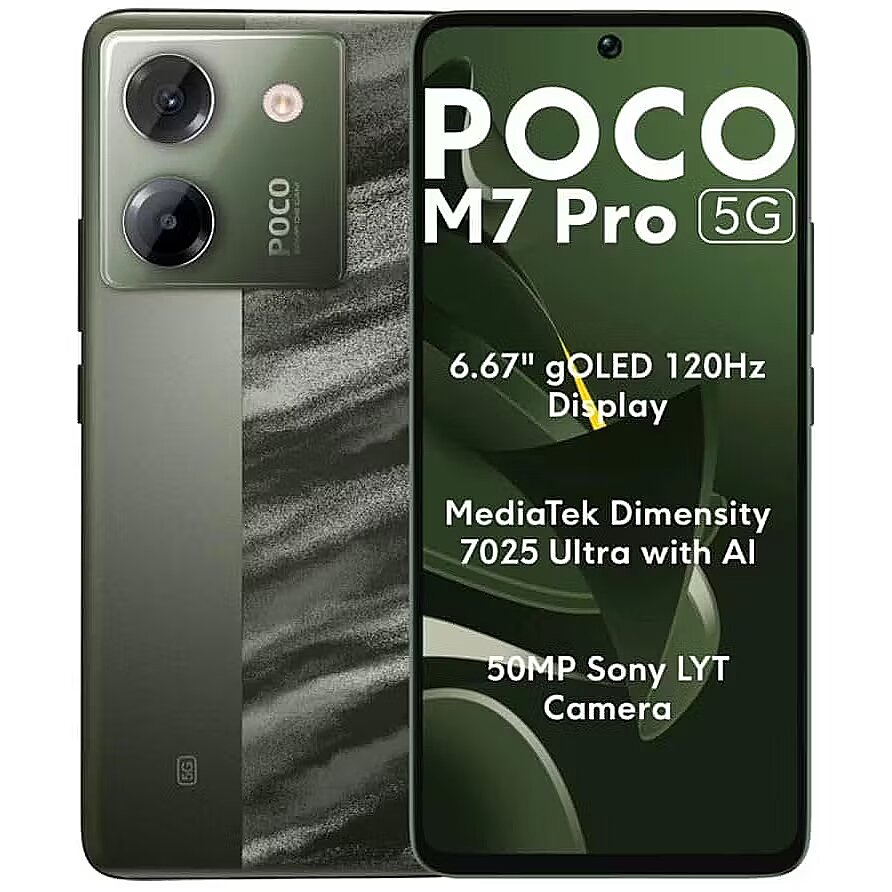 Xiaomi Poco M7 Pro 5G, 8GB/256GB, Olive Twilight (MZB0IGXEU)