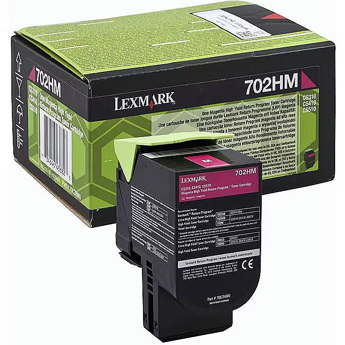 Lexmark Toner Lexmark 702HM magenta return 3000 pgs CS310dn