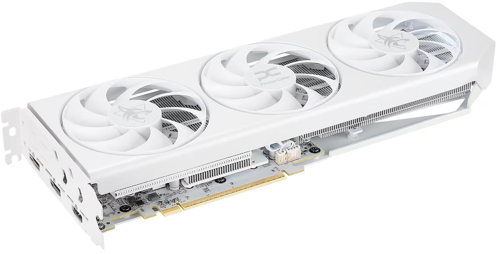 PowerColor Radeon RX 9060 XT, 16GB GDDR6, Hellhound Spectral White