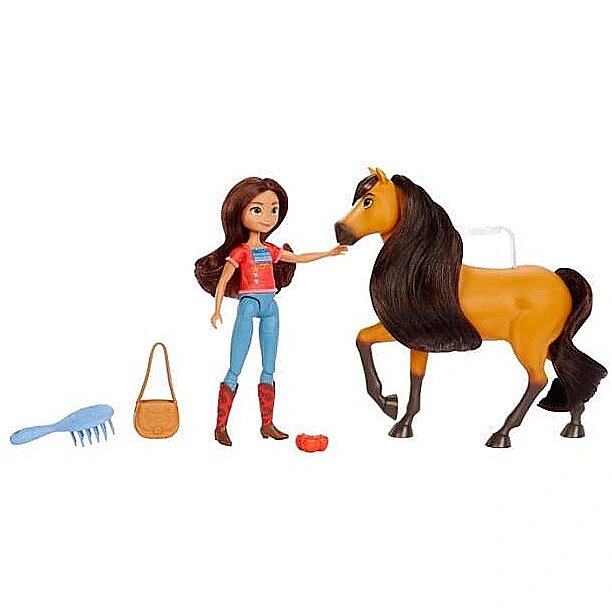 Mattel Set Spirit Lucky and Spirit Doll + Mustang horse (HHL11/HFB89)