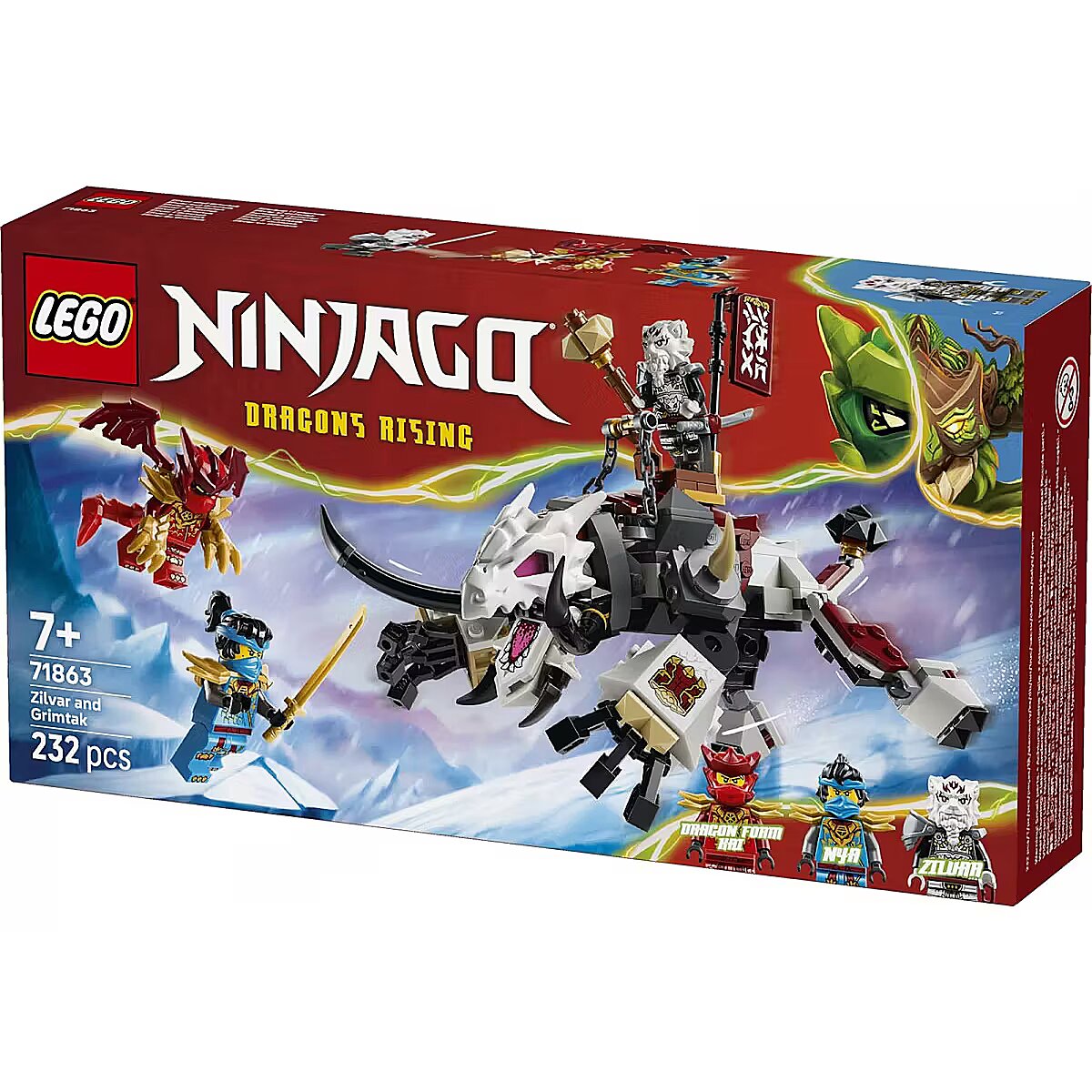 Lego Ninjago 71863 Zilvar and Grimtak the Dragon Beast Blocks (71863)