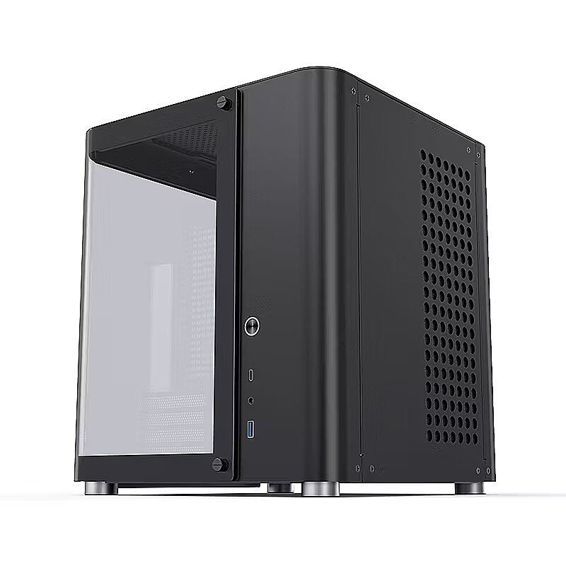 Jonsbo TK-1 2.0, Tempered Glass, Black (TK-1 Black)