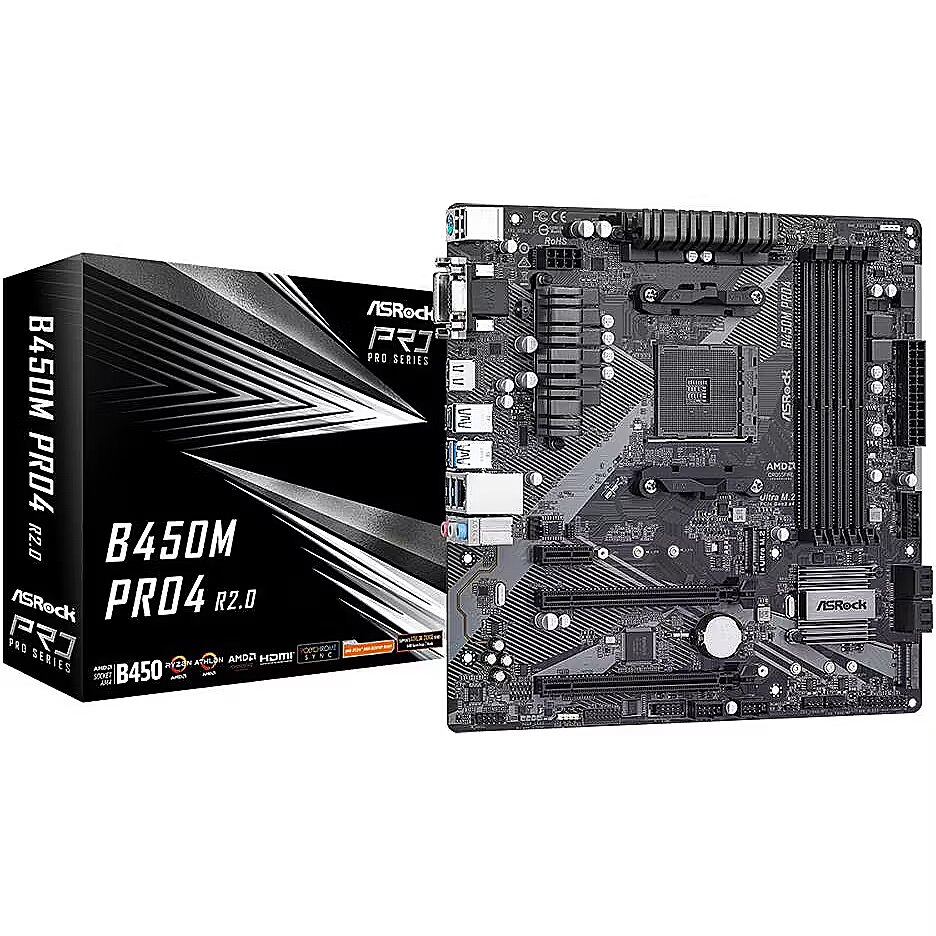 Asrock B450M Pro4 (B450M PRO4