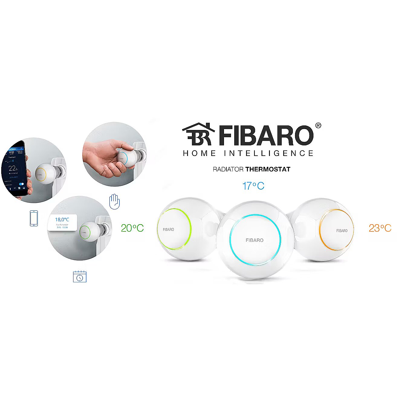 Fibaro Radiator Thermostat Head Z-Wave (FGT-001 ZW5 EU)