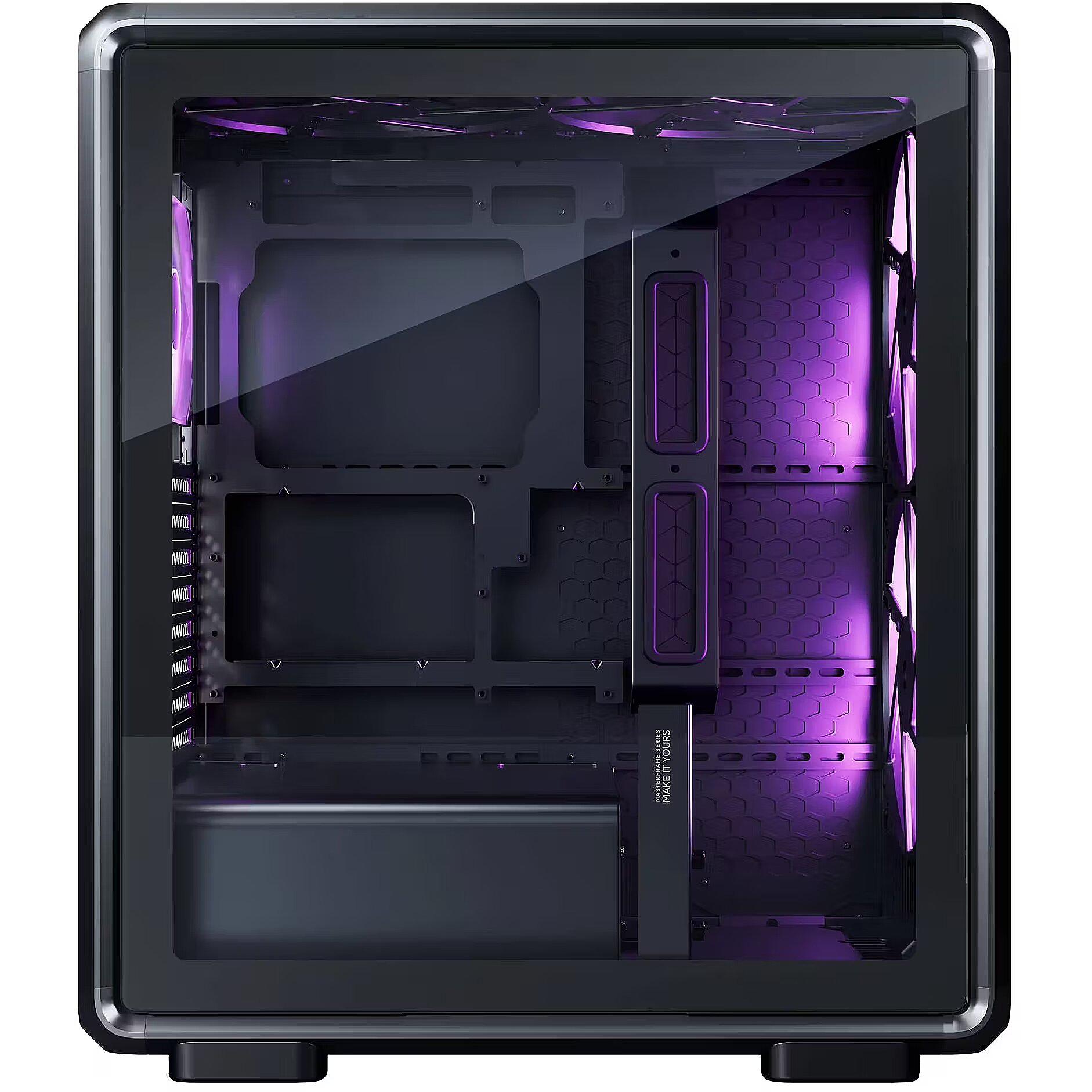 Cooler Master MasterFrame 500 Mesh ARGB, Tempered Glass, Black