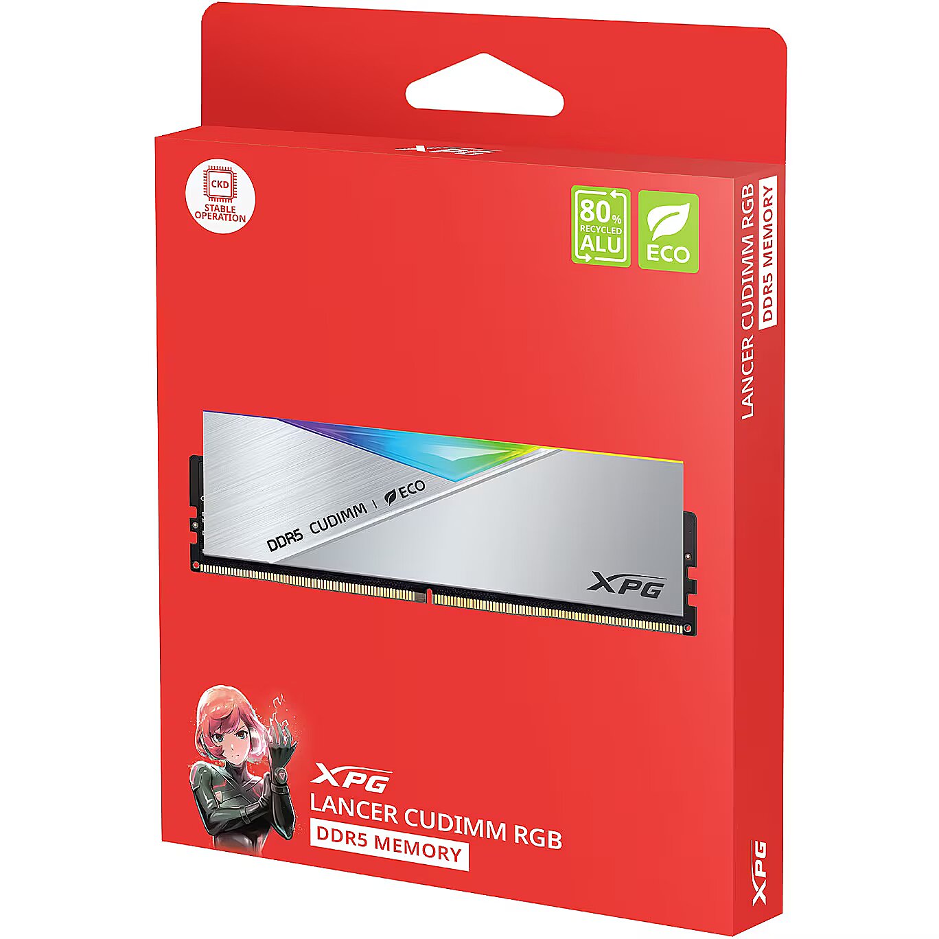 ADATA XPG Lancer RGB, DDR5, CUDIMM, 48GB, 9200MHz, CL42, Kit of 2