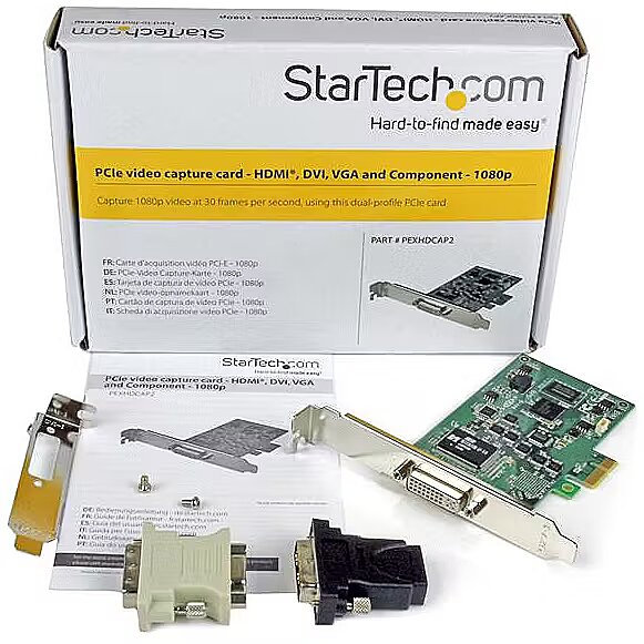 Startech PCIe HDMI VGA Capture Card (PEXHDCAP2)