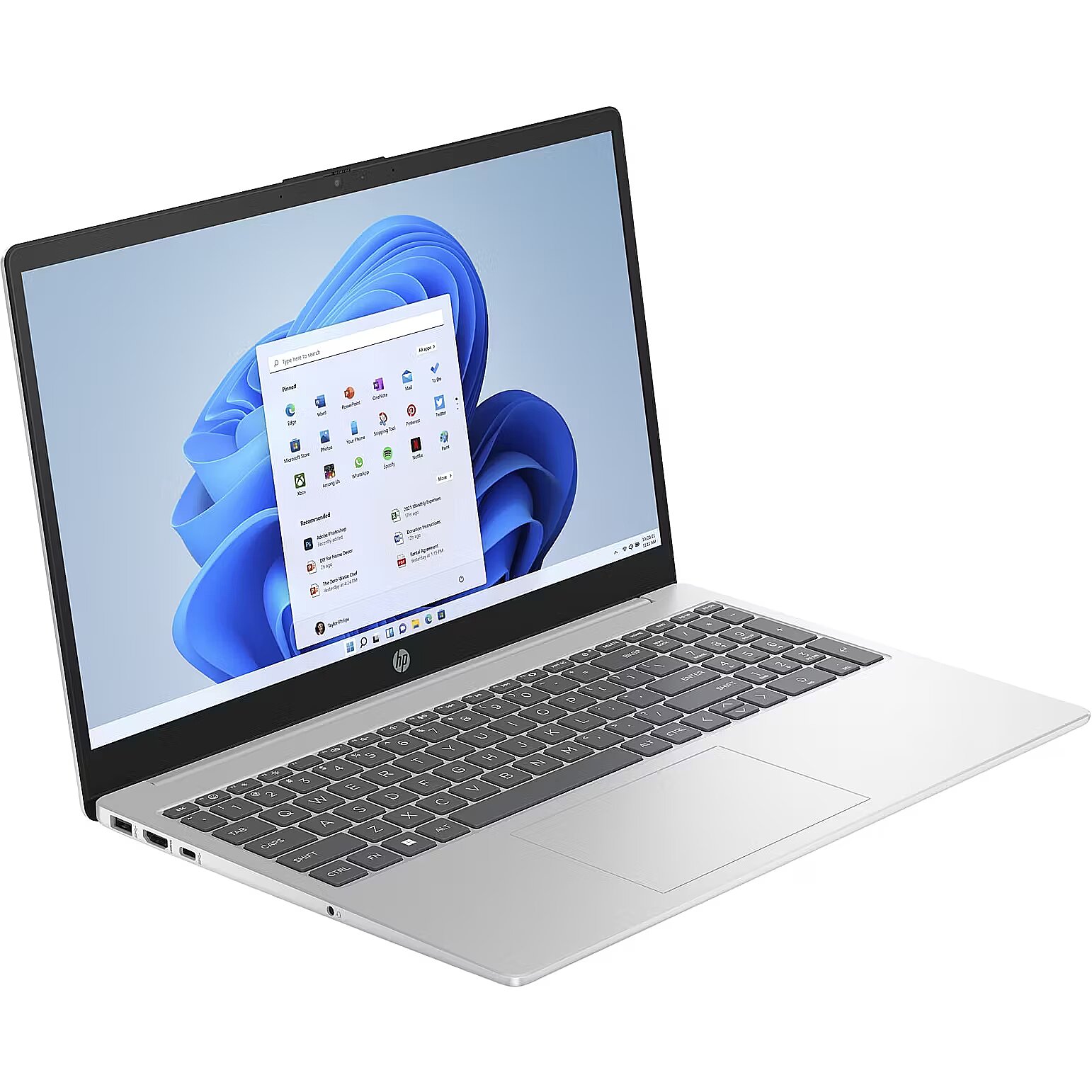 Hewlett Packard Laptop 15-fc0029nw Natural Silver, 15.6