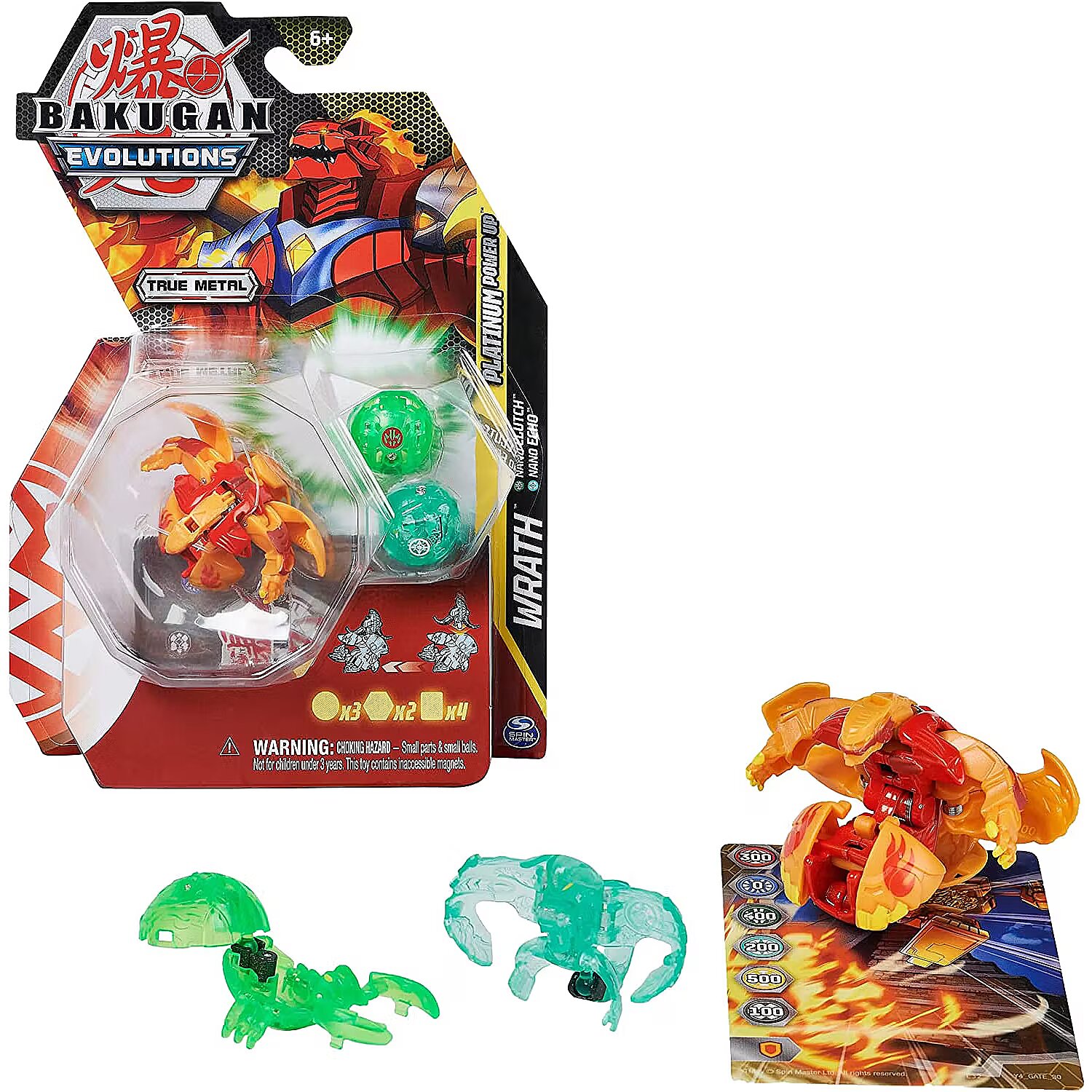 Spin Master Spin Master Bakugan Evolutions Power Up 3-Pack Skill