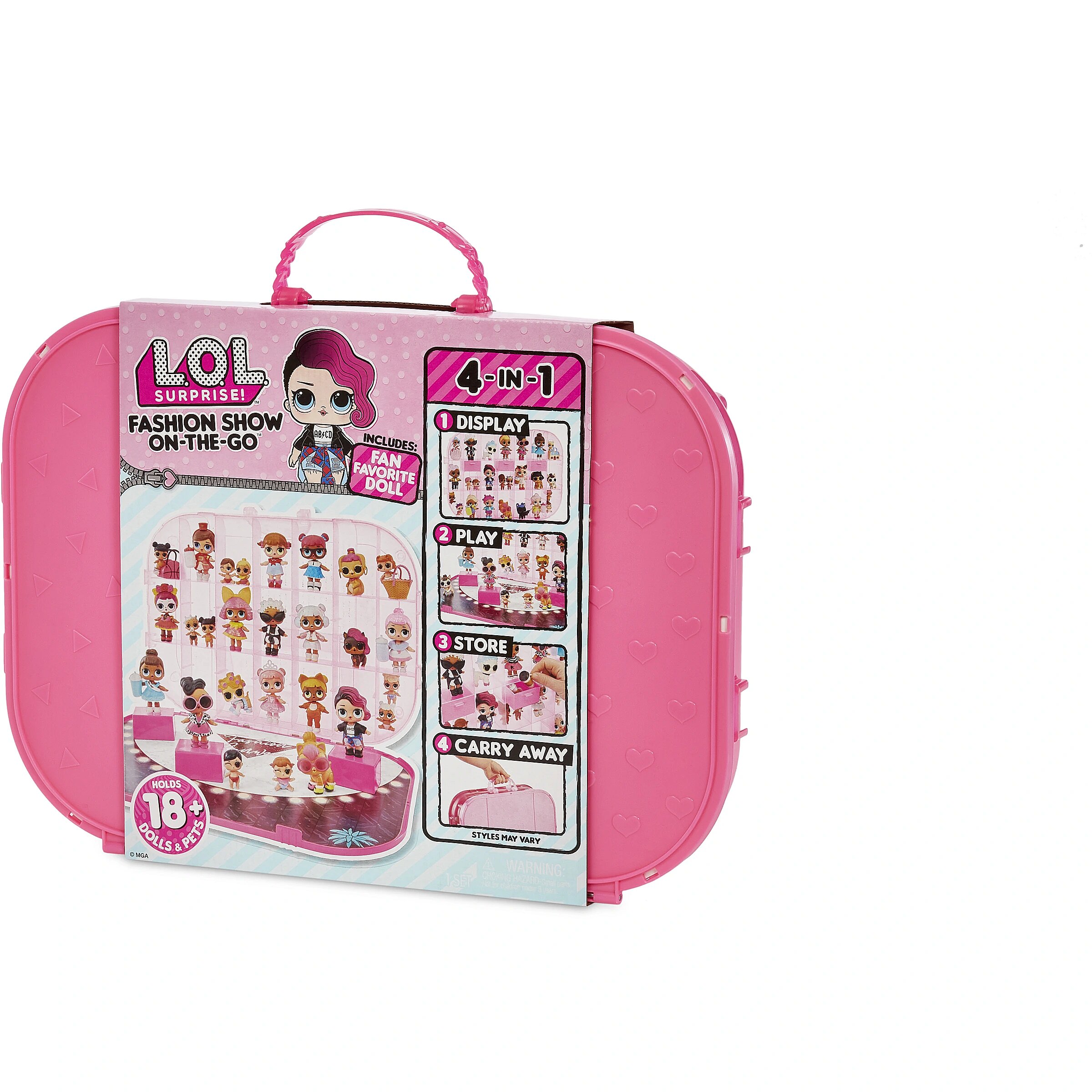 Mga Figurine L.O.L. Surprise Suitcase for dolls, Light Pink (561729E7C