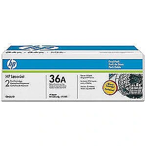 Hewlett Packard Toner Black 36a For Laserjet 1505 1522 Doublepack 2x2 000 Pages Cb436ad
