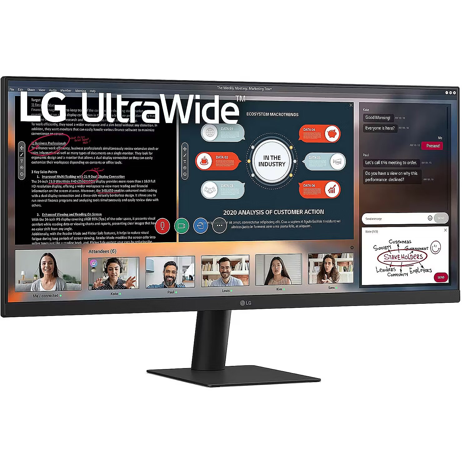 LG　ウルトラワイドモニター　29U511A-B IPSパネル採用、21:9ウルトラワイド™モニター「34U511A-B」と