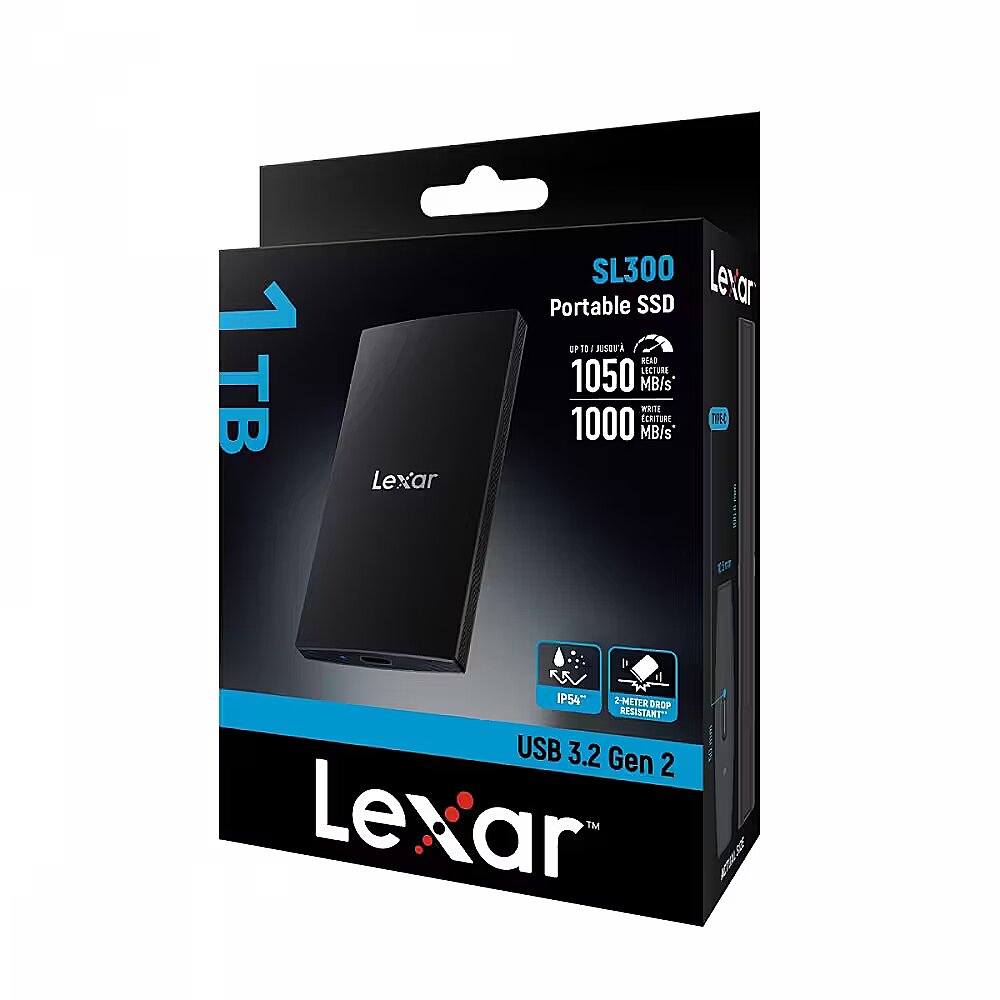 Lexar SL300, 1TB, Black