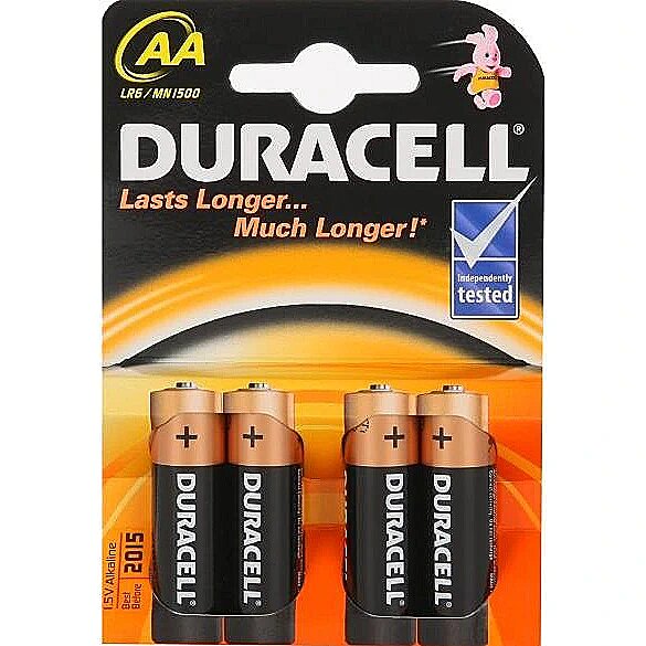 Duracell AA/LR6, 1.5V, x4 (297)