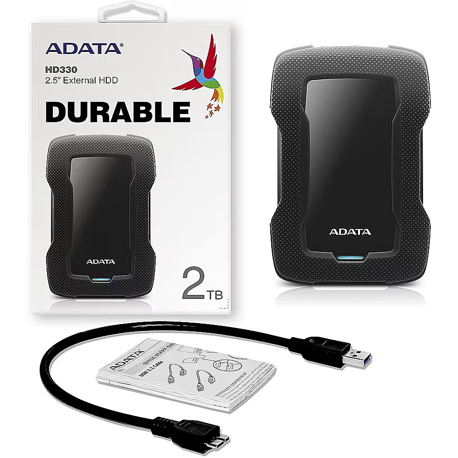 ADATA HD330, 2TB, Black (AHD330-2TU31-CBK)