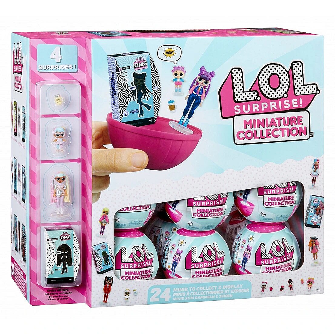 Authentic LOL Surprise Series 1 Display Case Box 18 Balls Big Sister Dolls  Diva