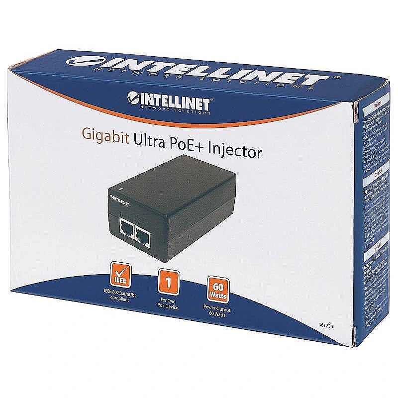 Gigabit Ultra PoE Injector 60W - Gigabit injector