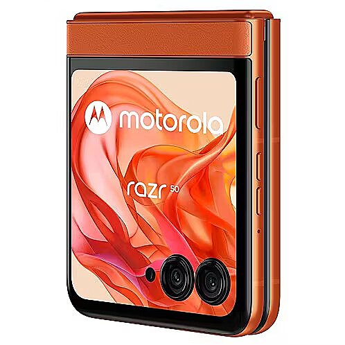 motorola razr50 オレンジ Motorola Razr 50 5G Spritz Orange 256GB + 8GB Dual-SIM Unlocked