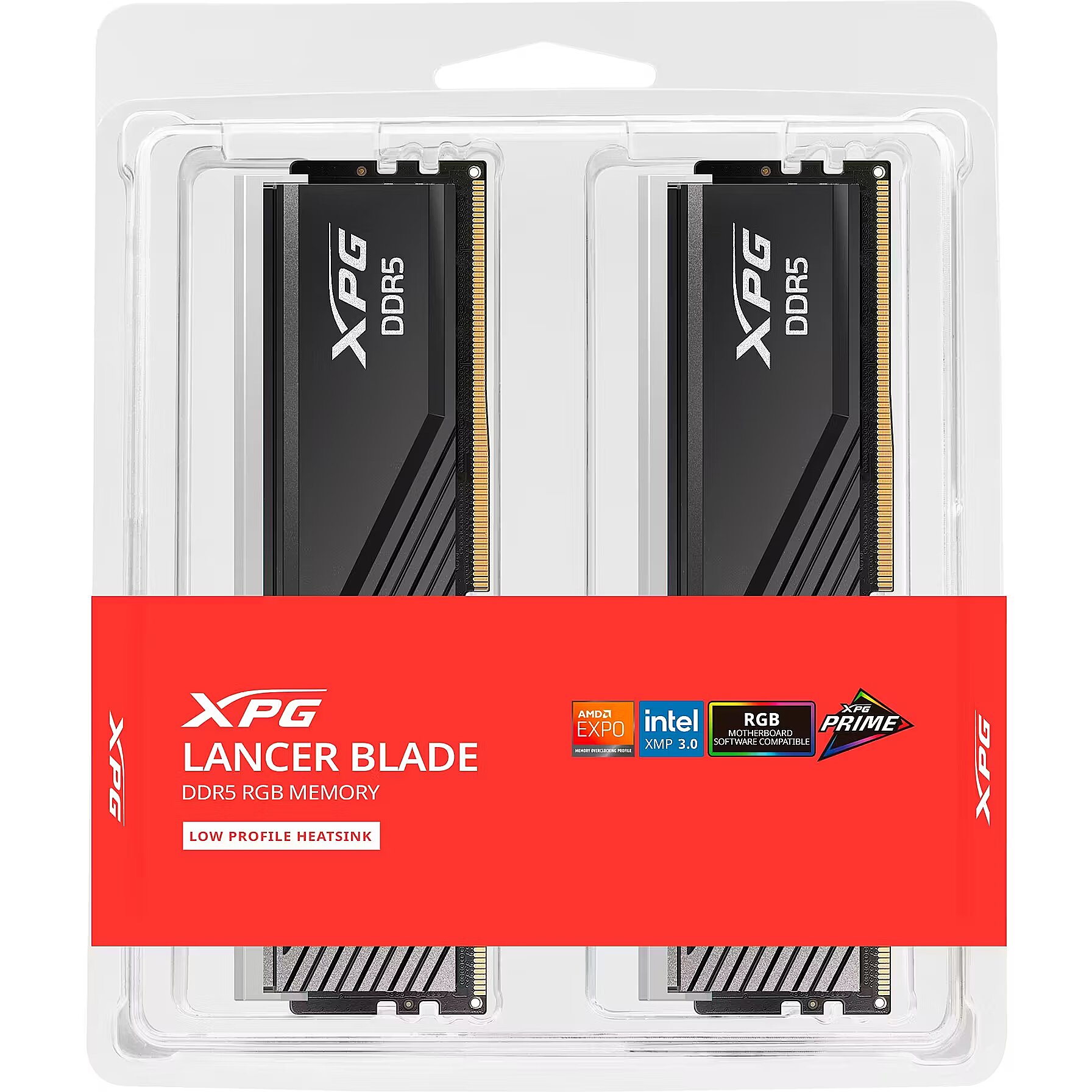 ADATA XPG Lancer Blade Black RGB, 64GB, DDR5, 6000MT/s, CL30, Kit