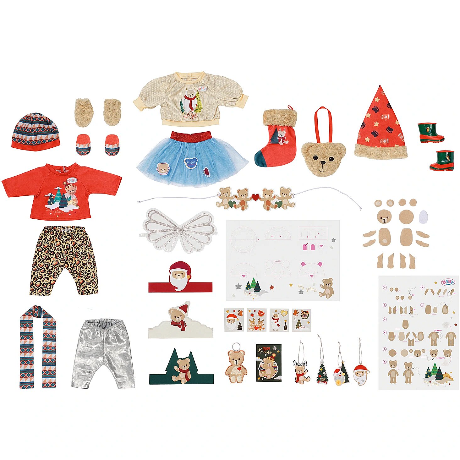 Zapf Creation BABY born Advent calendar, doll accessories (834466)