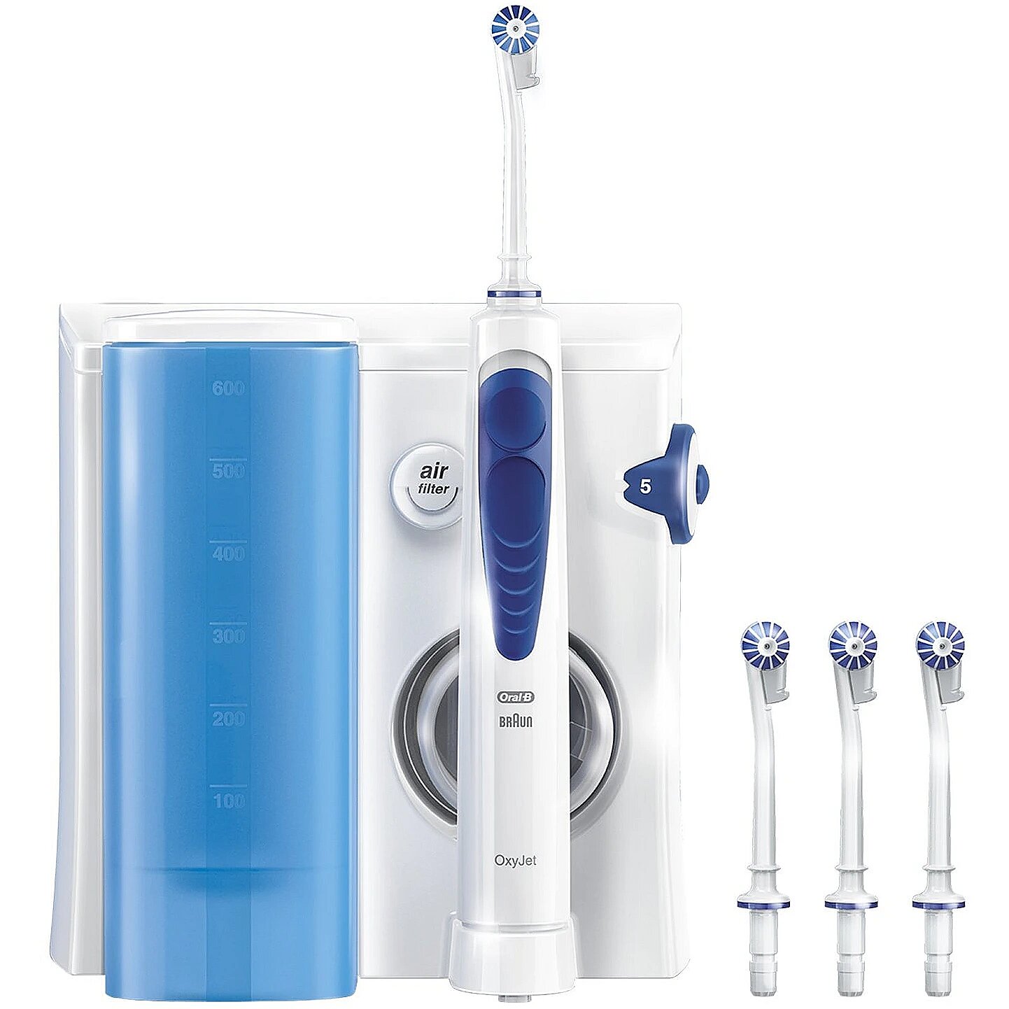 Viva job Dom Braun Oral-B oral irrigator ProfCare OxyJet, 650ml, White/Blue (ProfCare  OxyJet)