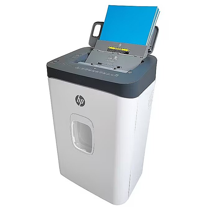 Hewlett-Packard HP ONESHRED Auto 200CC White-Grey Shredder, HPN2819200CCOF- 05