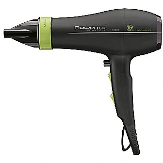 Rowenta hair dryer Eco Intelligence, Black/Green (CV 6030)
