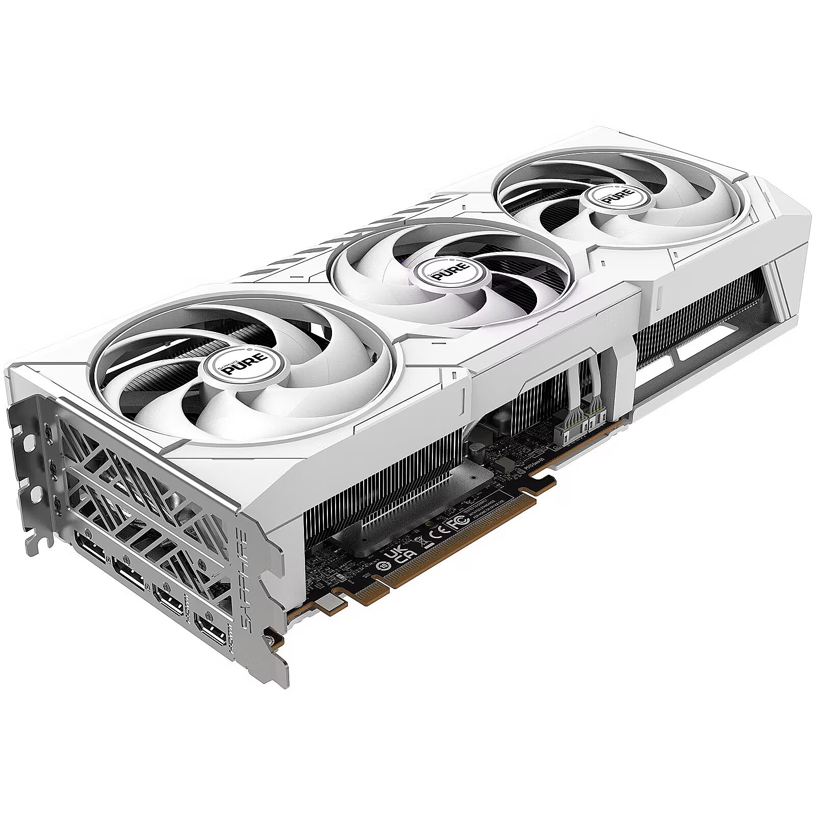 Sapphire Radeon RX 9070 XT 16GB　white Sapphire Radeon RX 9070 XT, 16GB GDDR6, PURE (11348-02-20G)
