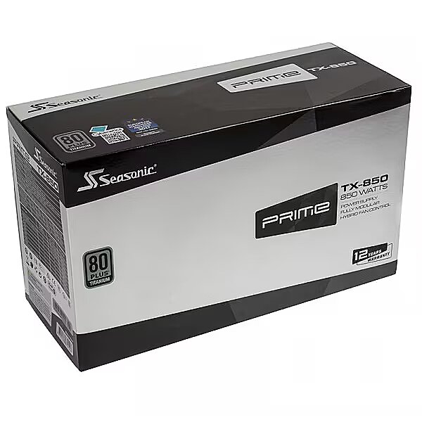 Seasonic Prime TX, 850W, 80PLUS Titanium (SSR-850TR)