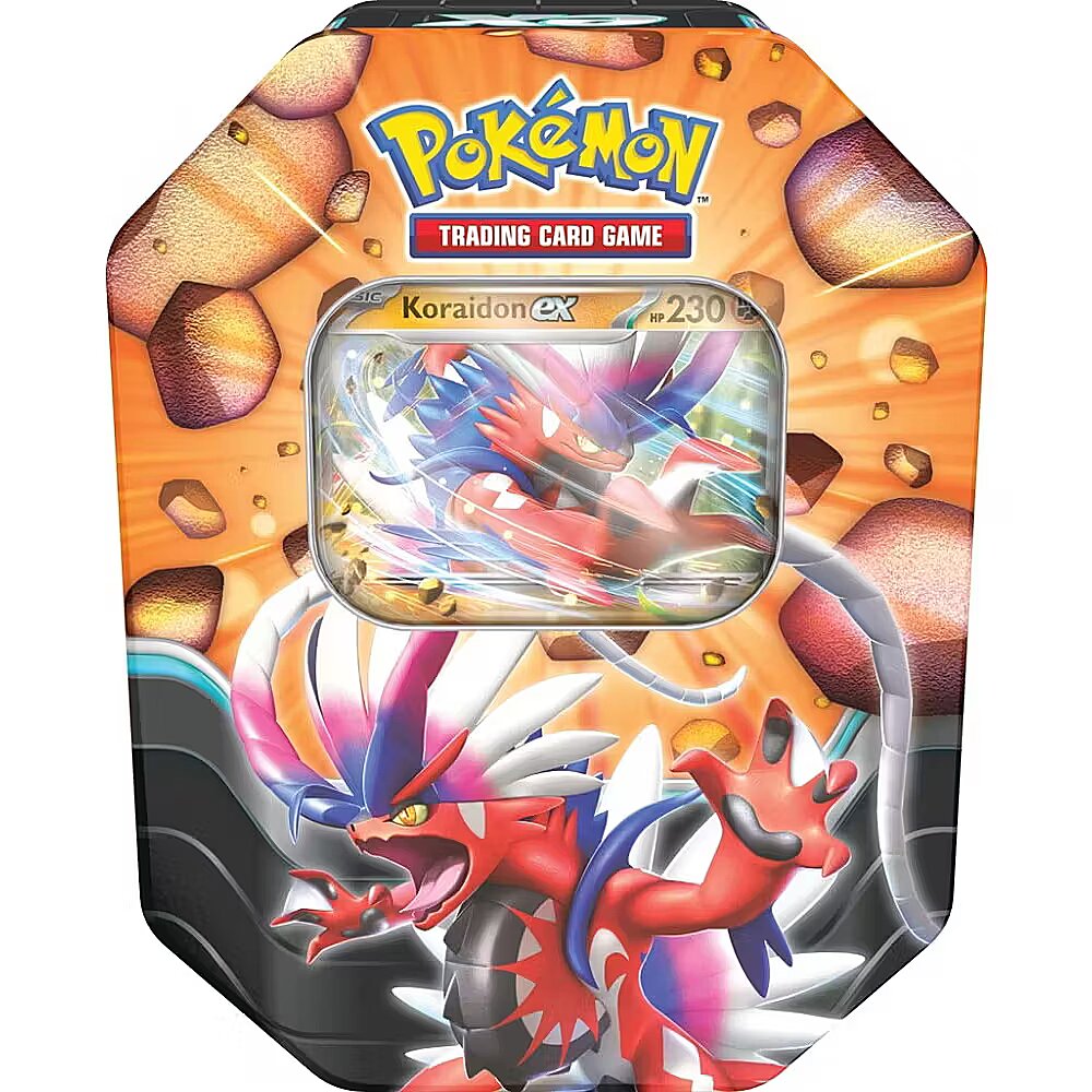Pokemon TCG Slashing Leg ends Tin: Koraidon EX (100-10379 Koraidon)