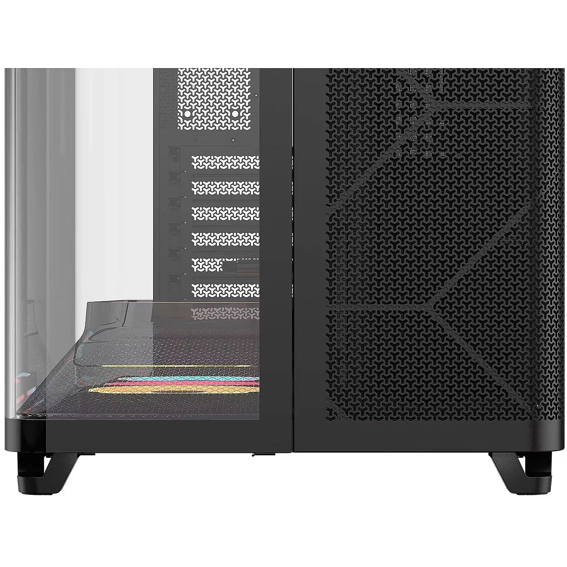 Corsair AIR 5400 LX-R RGB iCUE LINK, Tempered Glass, Black (CC