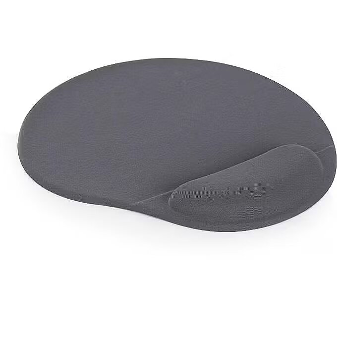 Gembird Gel mouse pad with wrist support, Grey (MPGELGR)