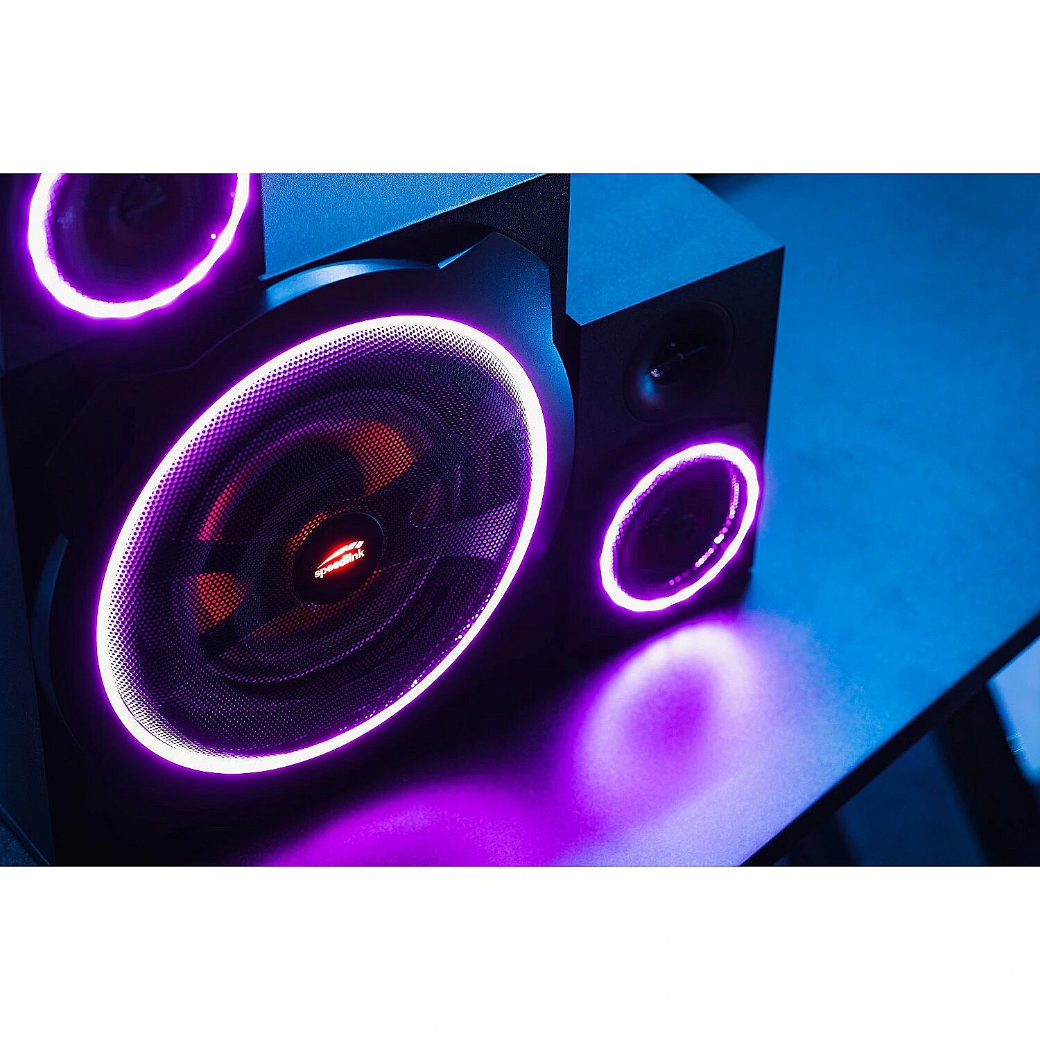 Speedlink speakers Gravity RGB 2.1, black (SL-830105-BK) (SL-830105-BK)