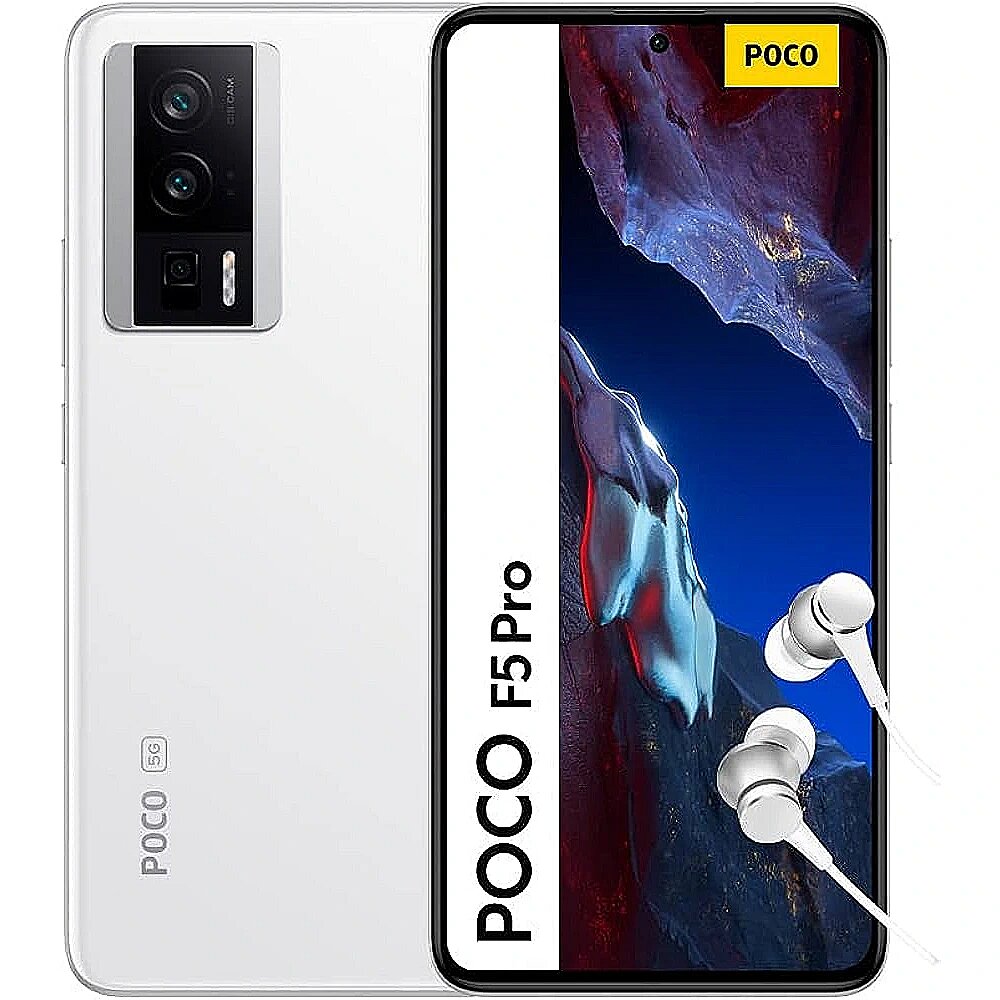 Xiaomi Poco F5 Pro, 12GB/256GB, White (45103)