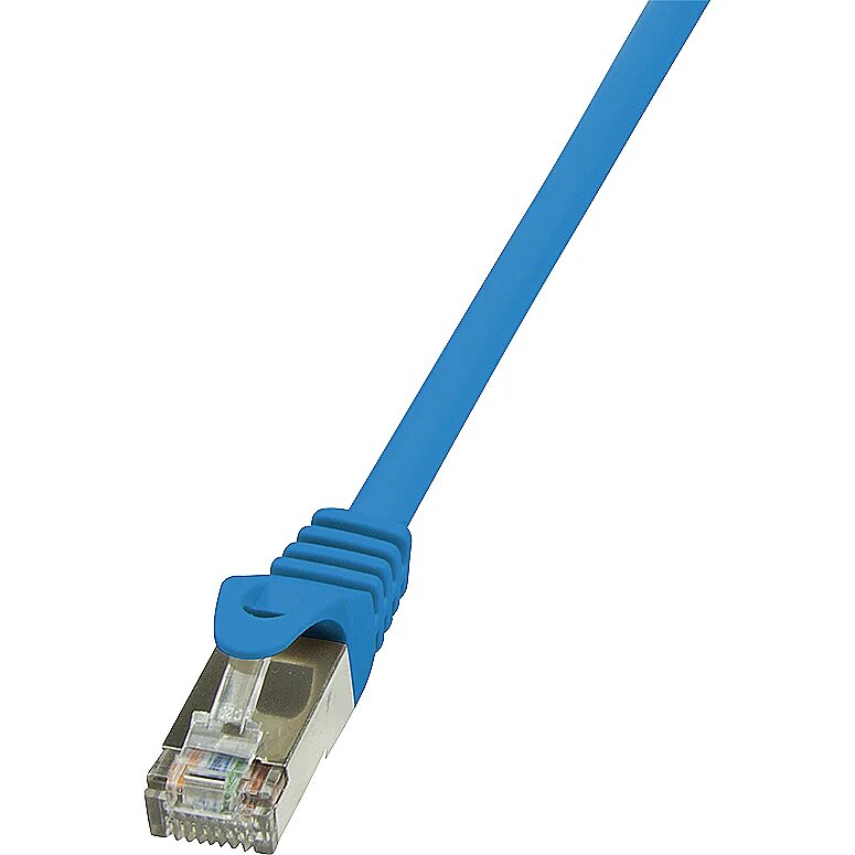 LogiLink CP1026S Câble réseau Cat5e F/UTP AWG26 0,50 m Bleu