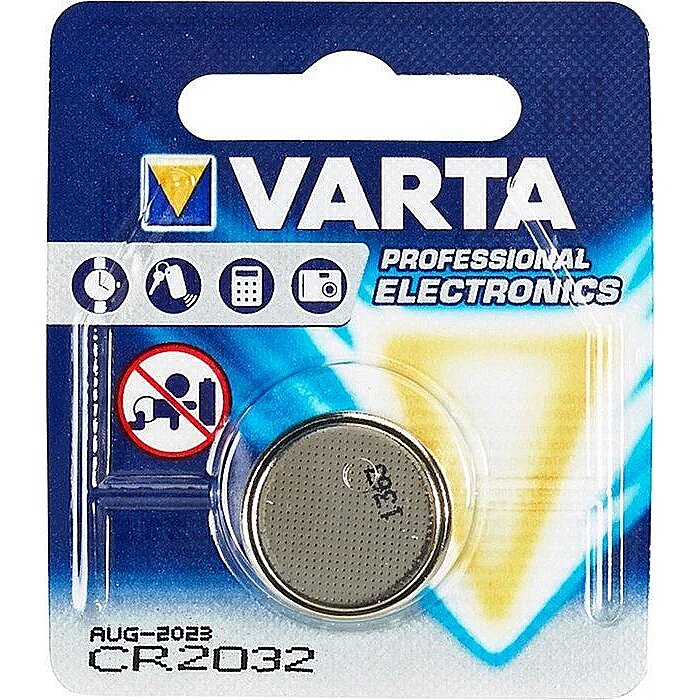 1x Varta CR 2032 CR2032 3V Lithium Battery Button Cell (Blister)