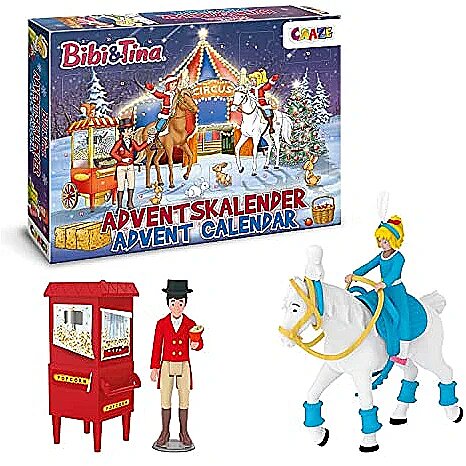 (40577) Bibi circus toy Craze Christmas advent figure & Tina 2022, calendar