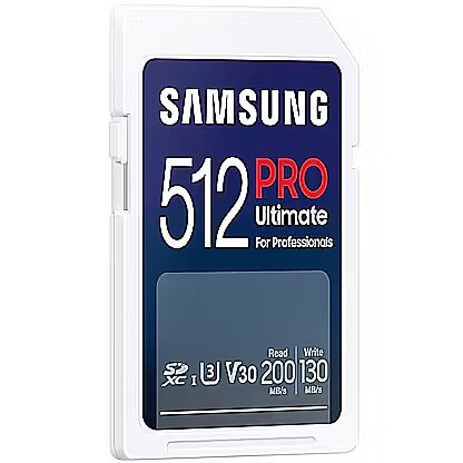 Samsung PRO Ultimate, SDXC, 512GB, UHS-I, U3, V30 +Reader (MB