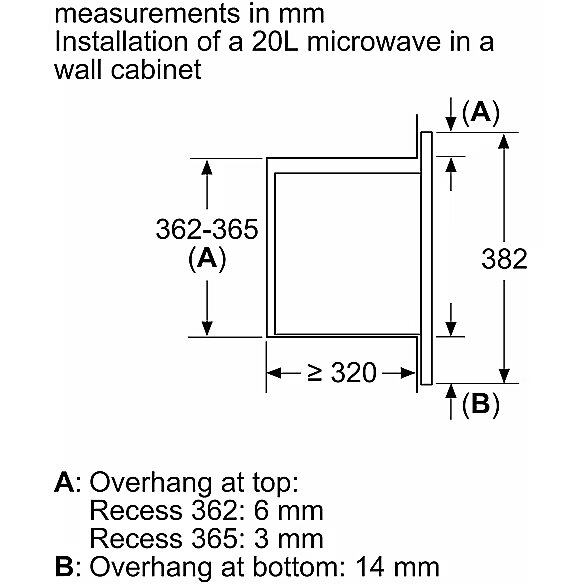 Bosch Microwave Oven BFL523MW3 Builtin, 800 W, White (BFL523MW3)